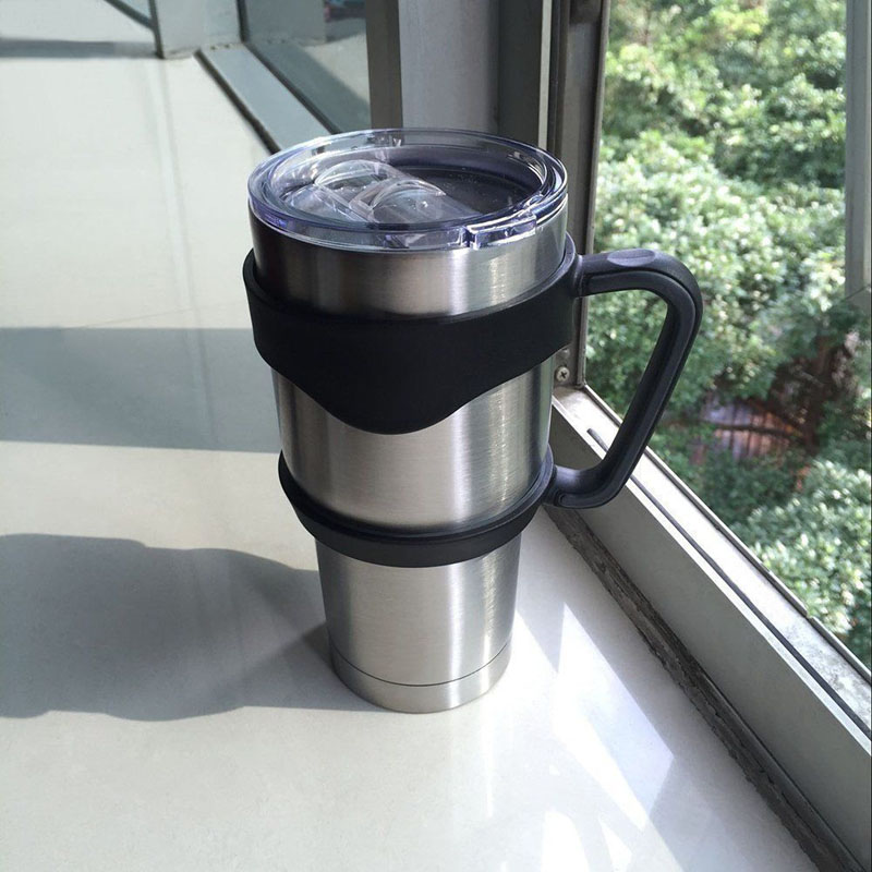 Black&Grey Handle for 30 Oz YETI Cup Holder Travel Rambler Tumbler