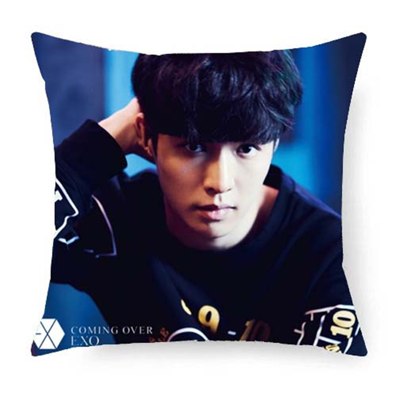 Kpop EXO Throw Pillow Case [COMING OVER Kpop EXO Throw Pillow Case [COMING OVER