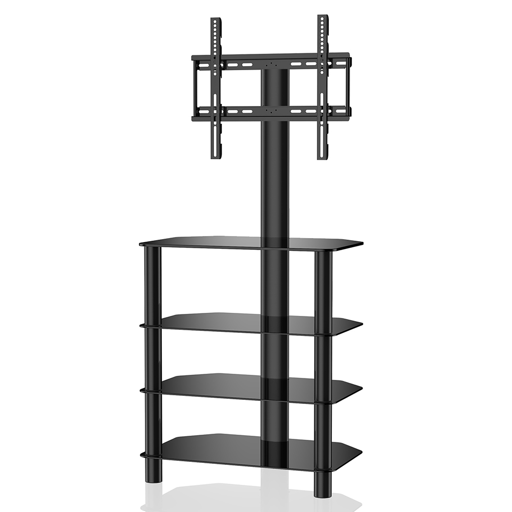 Corner TV Stand With Swivel Mount Media Cabint For 32"50 inch Flat
